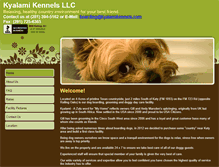 Tablet Screenshot of kyalamikennels.com